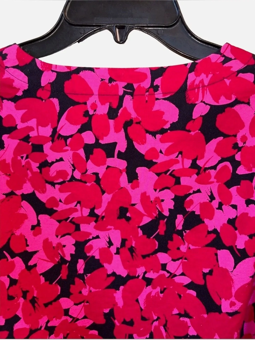 J.Crew Pink Floral Cotton Stretch Blouse S Puff Sleeve Button Shoulder